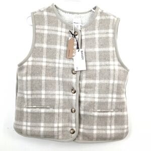 NWT BAILEY 44 Plaid Reversible Sherpa Fleece Interior Medium Layer Button Warm